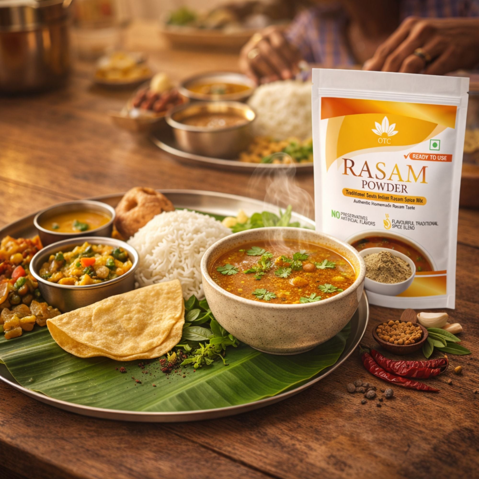 Rasam Powder(Traditional South Indian Rasam Spice Mix)