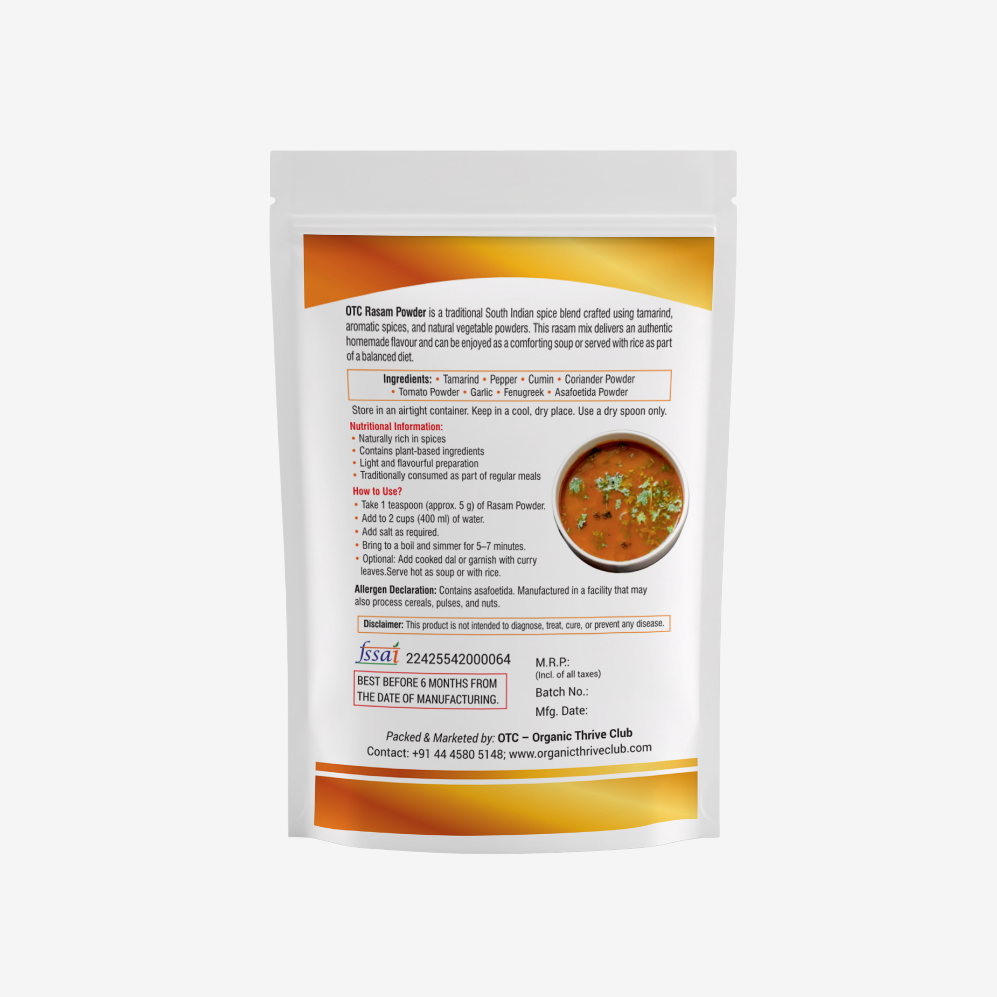 Rasam Powder(Traditional South Indian Rasam Spice Mix)