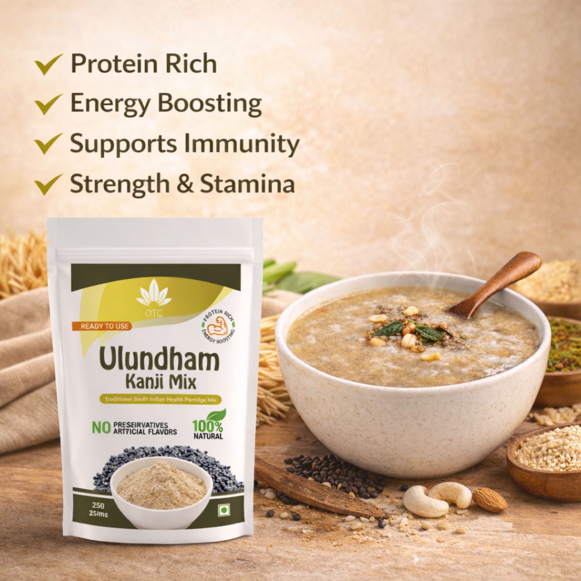 Ulundham Kanji Mix Traditional South Indian Health Porridge Mix
