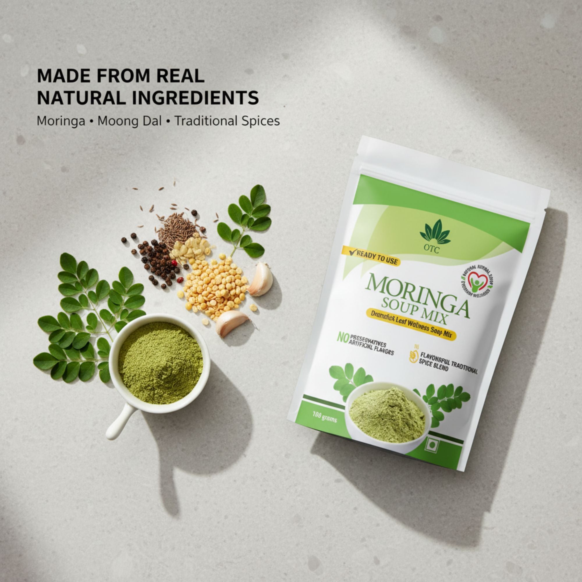Moringa Soup Mix(Drumstick Leaf Wellness Soup Mix)