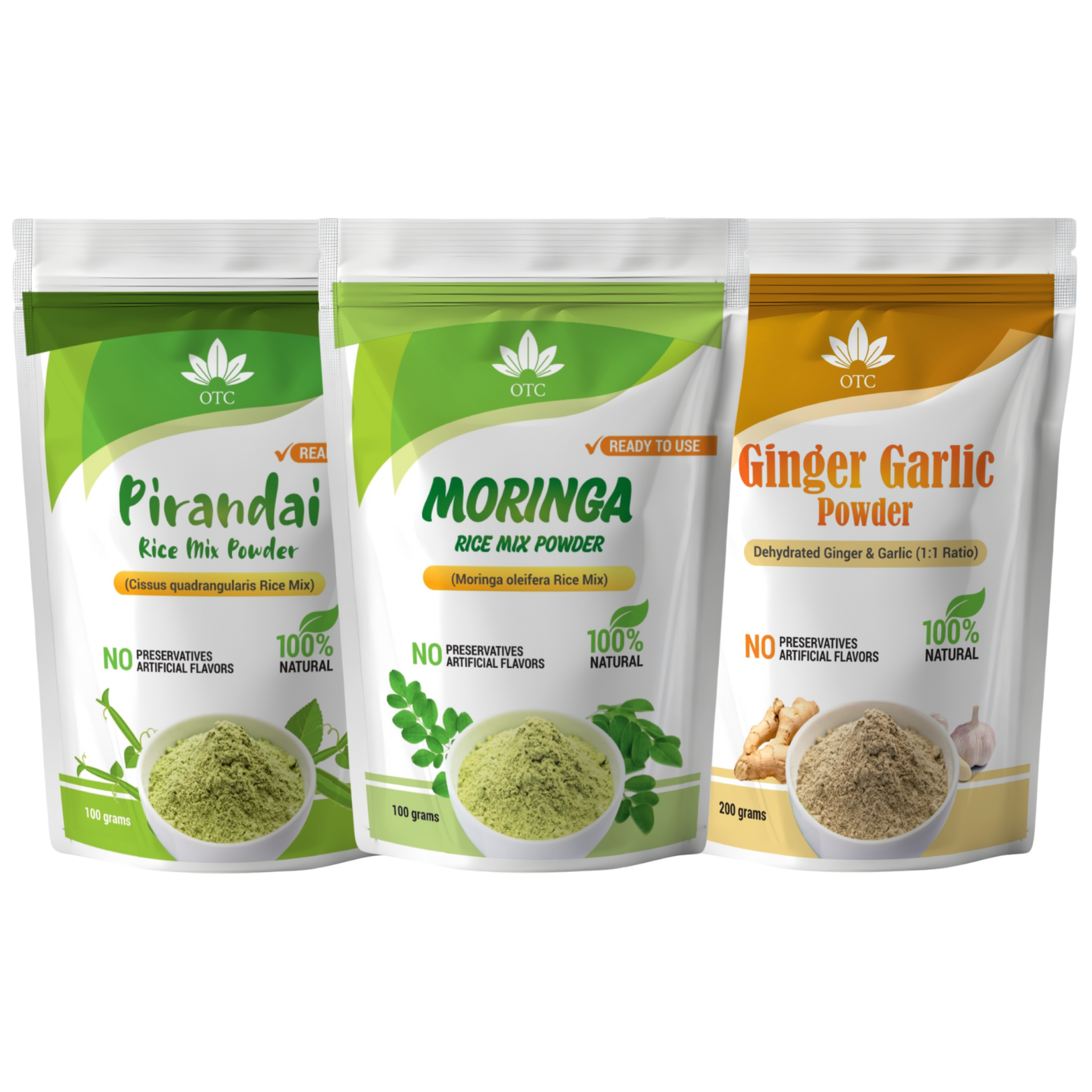 Saver Combo – Pirandai, Moringa & Ginger Garlic