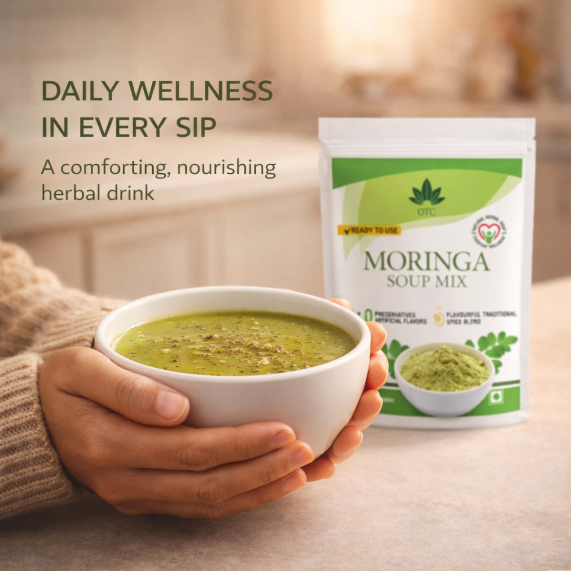 Moringa Soup Mix(Drumstick Leaf Wellness Soup Mix)