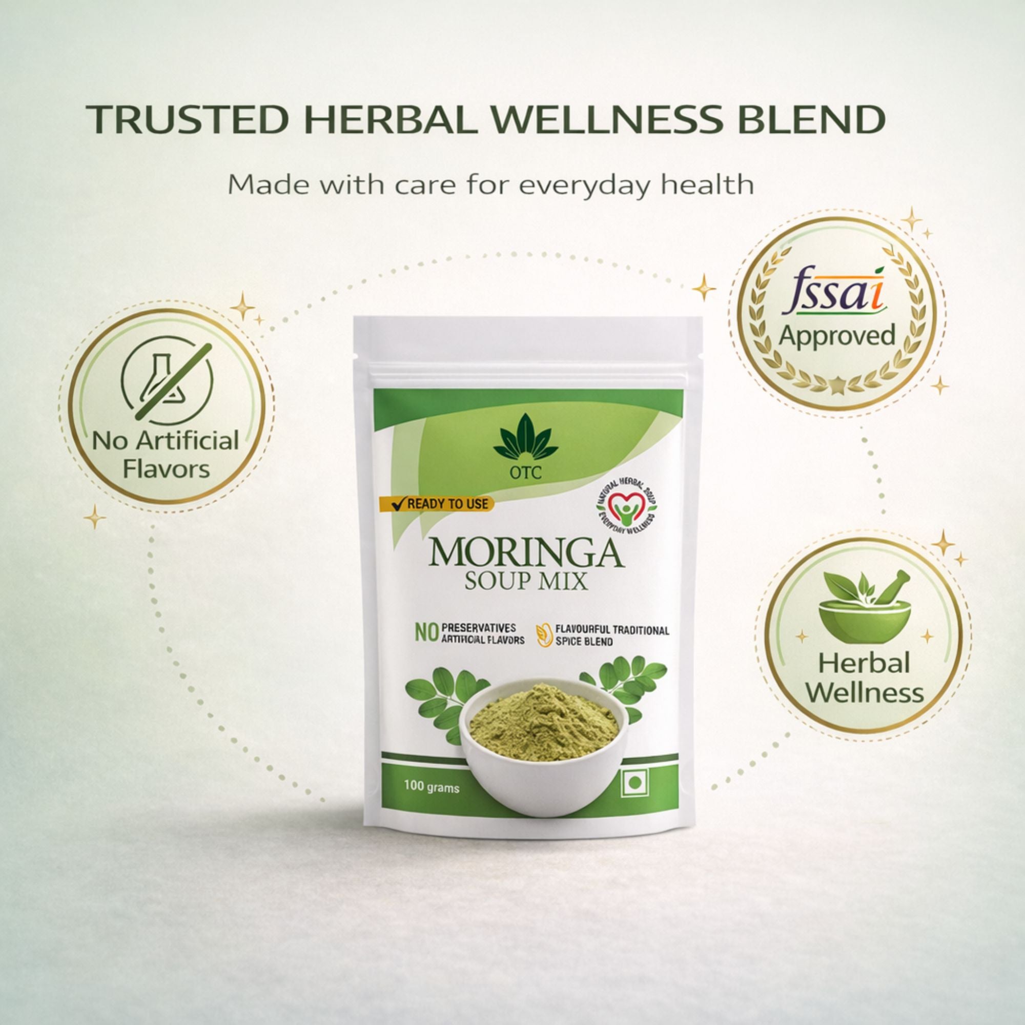 Moringa Soup Mix(Drumstick Leaf Wellness Soup Mix)