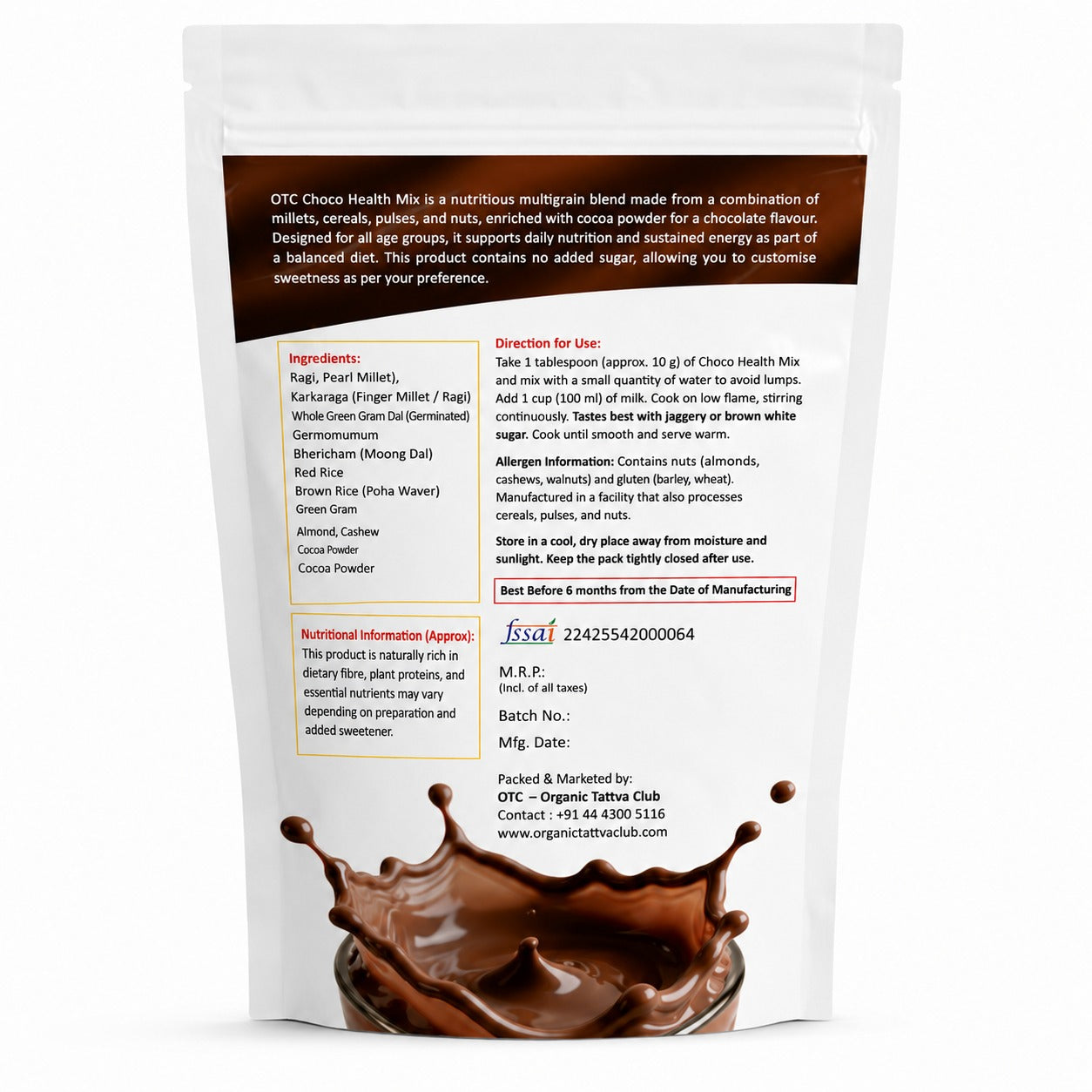 Choco Health Mix Powder