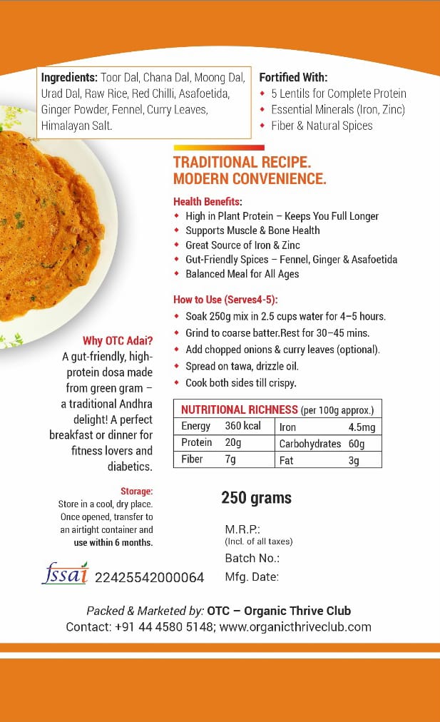 Adai Dosa Premix