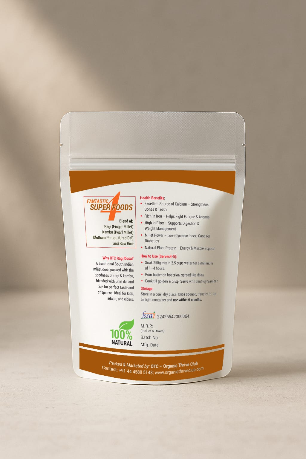 Ragi Premix Dosa Powder Combo