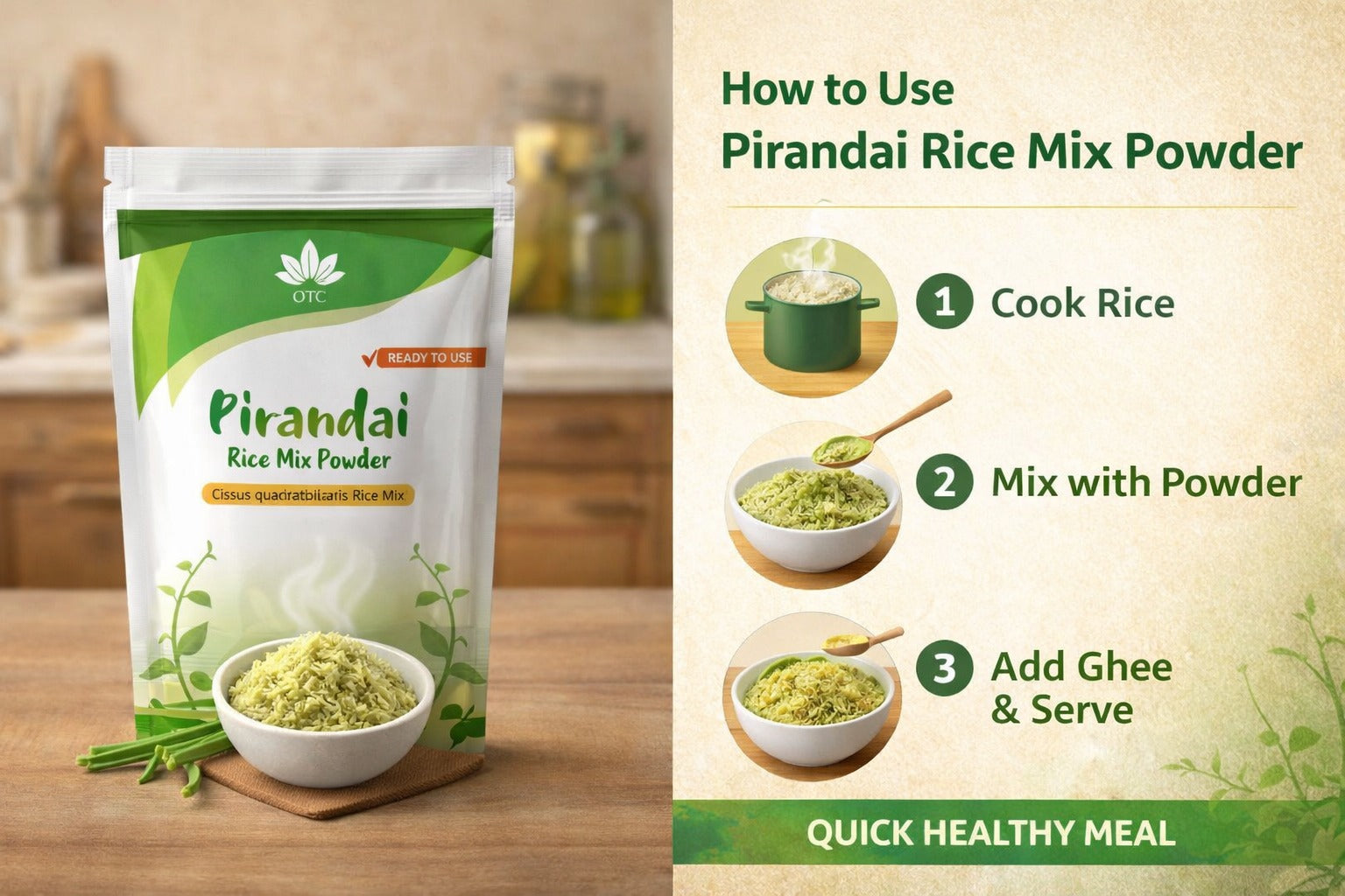 Pirandai Rice Mix