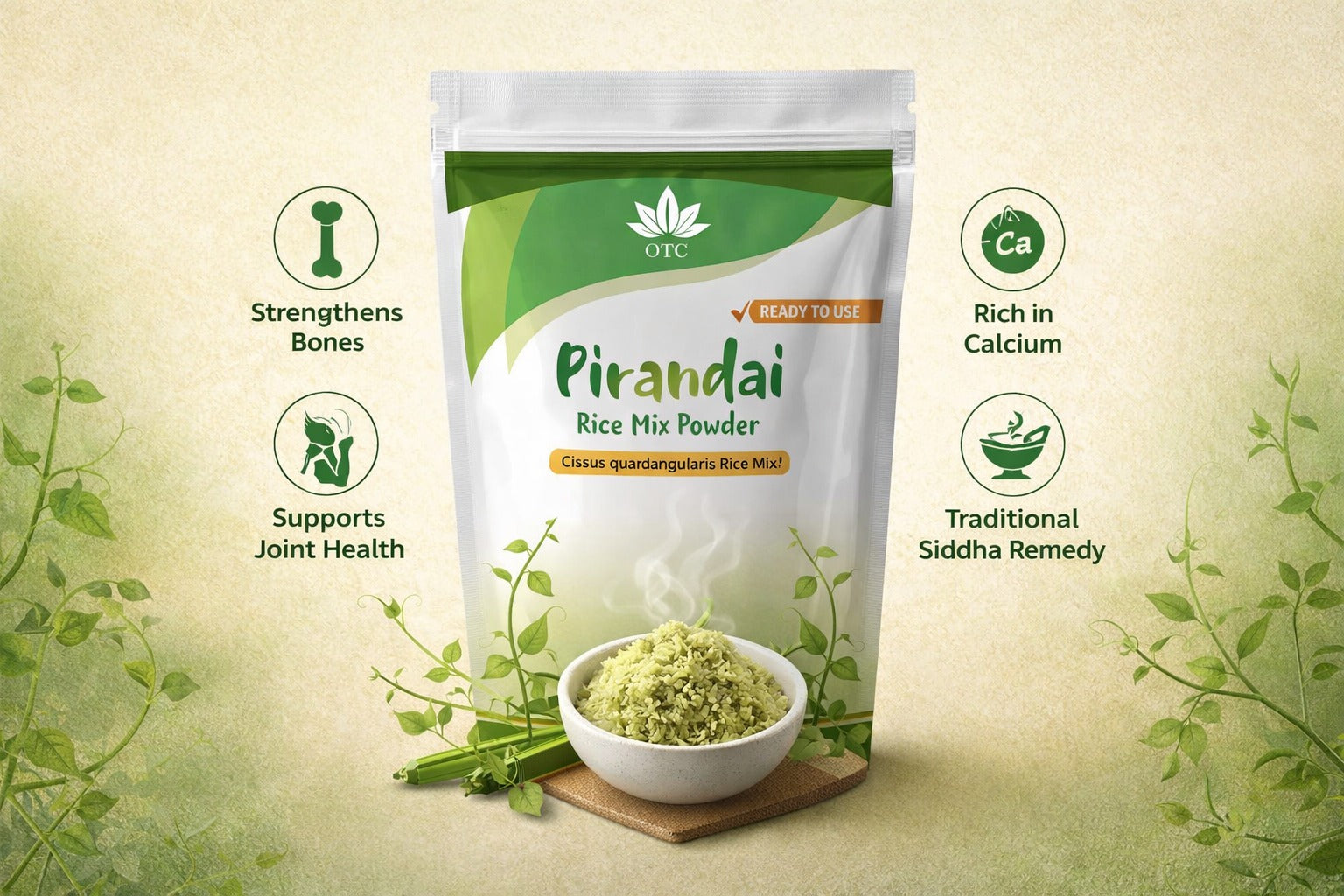 Saver Combo 1 – Pirandai, Moringa & Curry Leaves