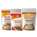 Breakfast Bliss Combo - Adai, Ragi Dosa & Vadacurry Premix
